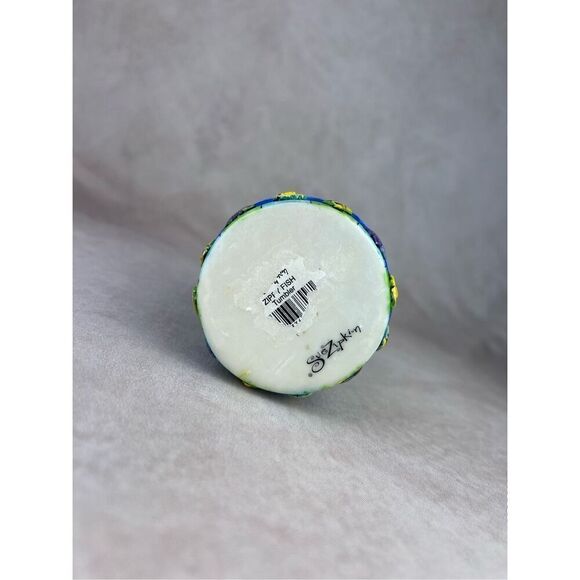 Vintage Sue Zipkin Zippy Fish Bathroom Toothbrush Holder Beach Fish Theme - Picture 5 of 6